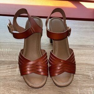 Brown Strappy Sandals